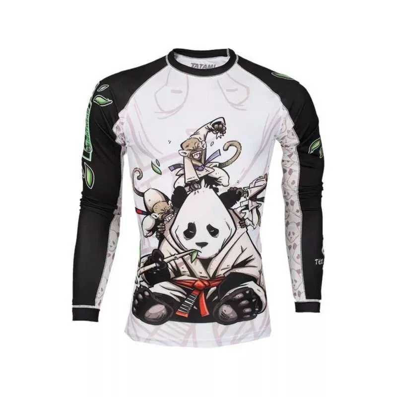 Rashguard BJJ Tatami gentle panda (manches longues)