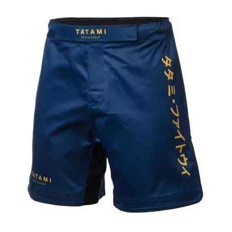 Shorts MMA Tatami katakana (bleu)1