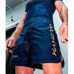 Shorts MMA Tatami katakana (bleu)6