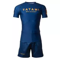 Rashguard grappling katakana Tatami bleu (2)