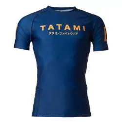 Rashguard grappling katakana Tatami bleu (3)