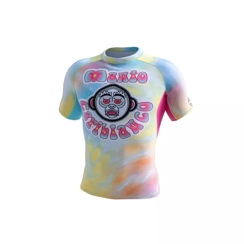 Lycra Manto MMA cariblanco tie dye blanc