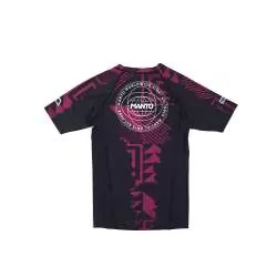 Lycra BJJ no gi Manto fragments (noir/rouge)3