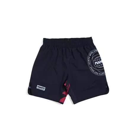 Short de combat MMA Manto fragments (noir/rouge)