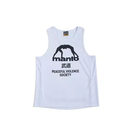 Manto tank top society t-shirt blanc