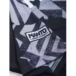 Rashguard BJJ no gi Manto fragments (noir/gris)3