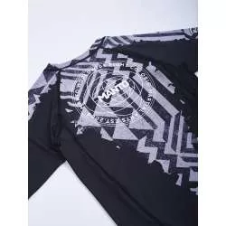 Rashguard BJJ no gi Manto fragments (noir/gris)4