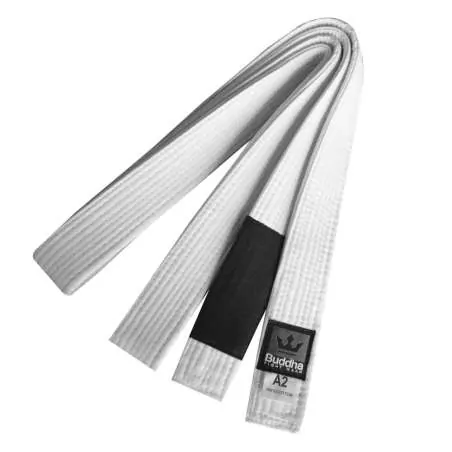 Ceinture de jiu jitsu brésilien Buddha (blanc)