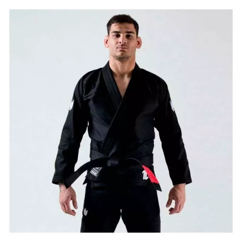 Gi BJJ Kingz the one + ceinture blanc (noir)