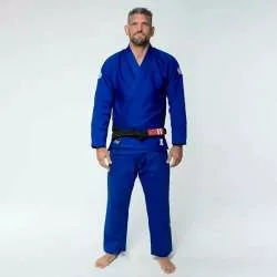 Kimono BJJ Kingz the one + ceinture blanc (bleu) 3