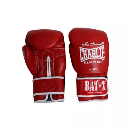 Gants boxe Charle bat-X (rouge)