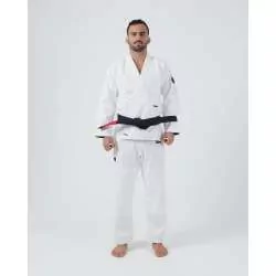 Kimono JJB kingz kore V2 + ceinture blanc (blanc) 2