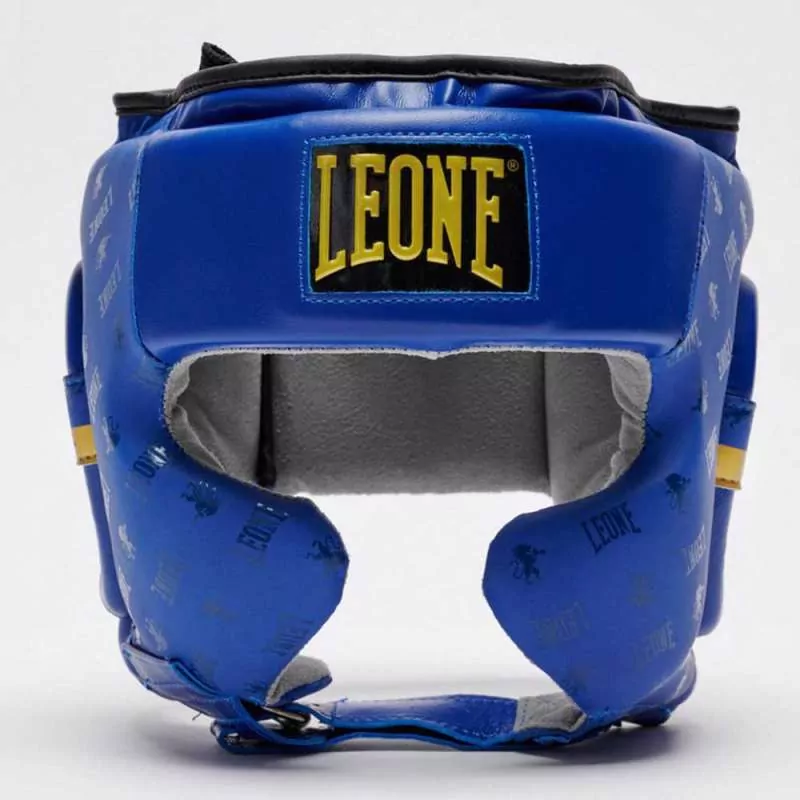 Casque de boxe Leone DNA CS445 bleu