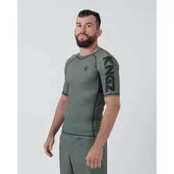 Rashguard MMA Kingz kore V2 (vert) manches courtas 1