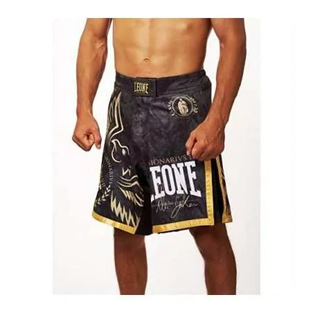 Short de combat MMA Leone AB790 legionarius (noir)