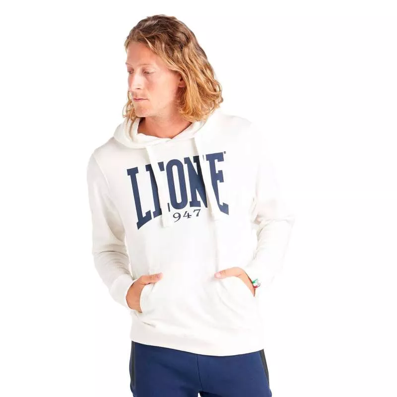 Sweat basic Leone big logo (blanc)