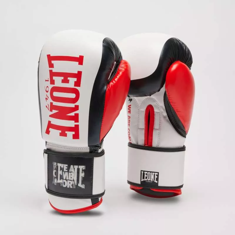 Gants muay thai Leone GN333 wacs (blanc)