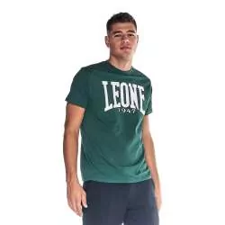 T-shirts Leone pour hommes basic (vert foncé) 1