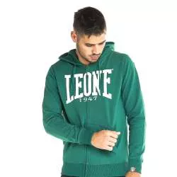 Veste zippée Leone big logo (vert foncé) 4