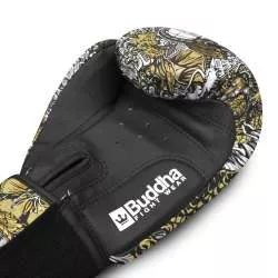 Gants muay thai Buddha fantasy dragon (blanc) 5