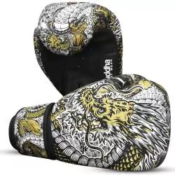 Gants muay thai Buddha fantasy dragon (blanc) 2