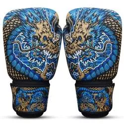 Gants de boxe Buddha fantasy dragon (bleu) 4