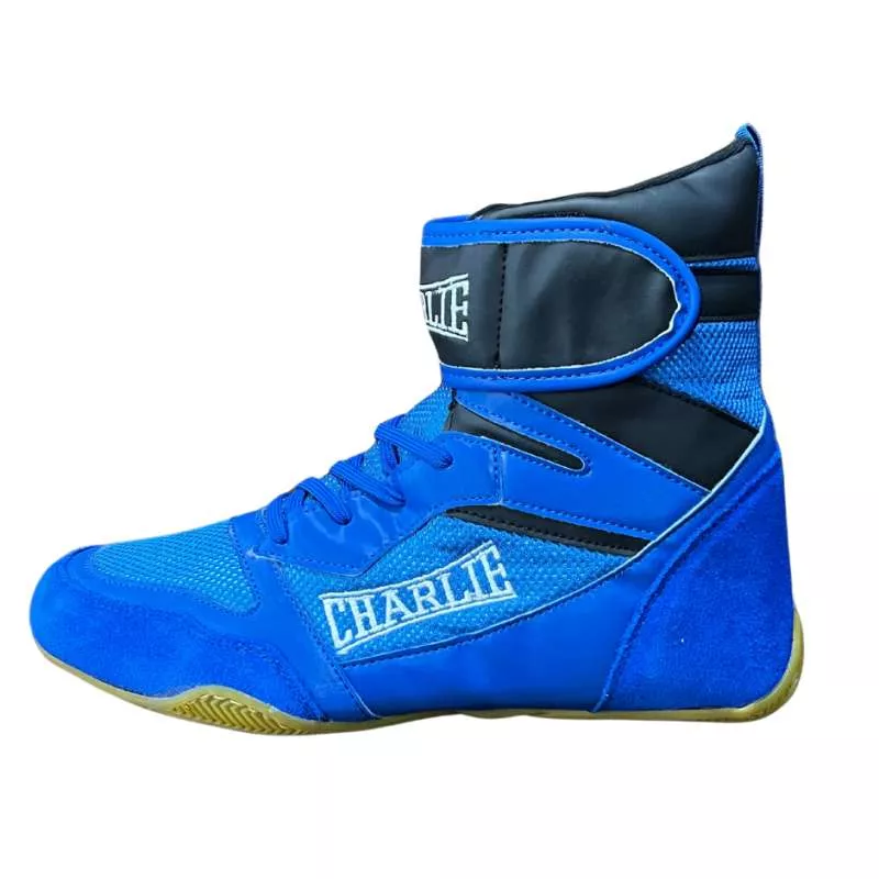 Bottes de boxe Ring pro Charlie (bleu)