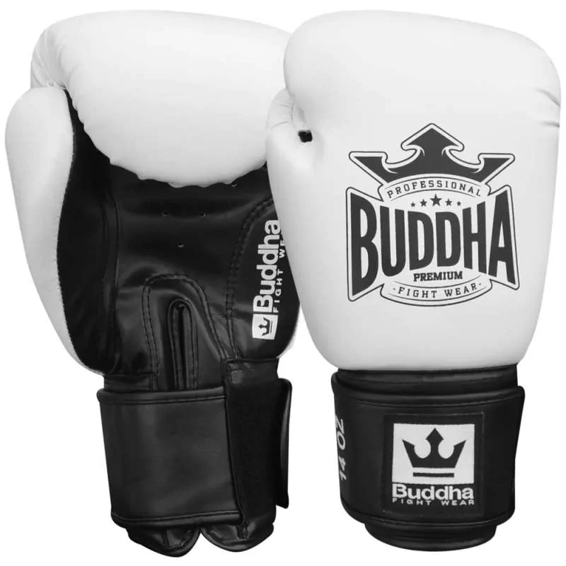 Gants de muay thai Buddha top colors (blanc)