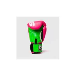 Gants de boxe Shark boxing polaris (rose/vert) 1