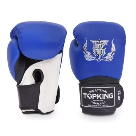 Gants TopKing super air triple tone (bleu/blanc/noir)