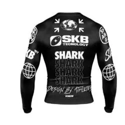 Rashguard MMA Shark boxing SkB97 noir 2