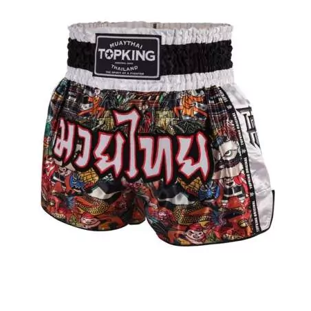 Shorts Top King kick boxing 226 (blanc)