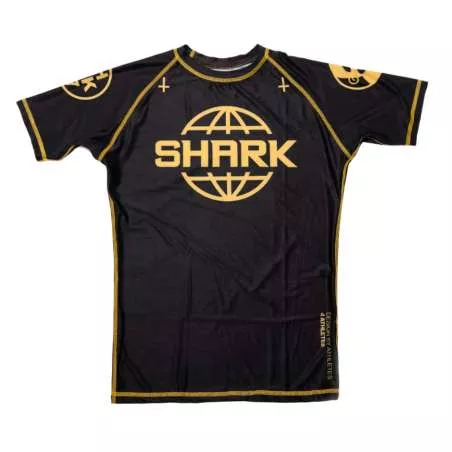 Rashguard MMA Shark Boxing SKB97 (noir/doré)