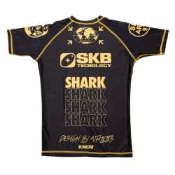 Rashguard MMA Shark Boxing SKB97 (noir/doré) 1