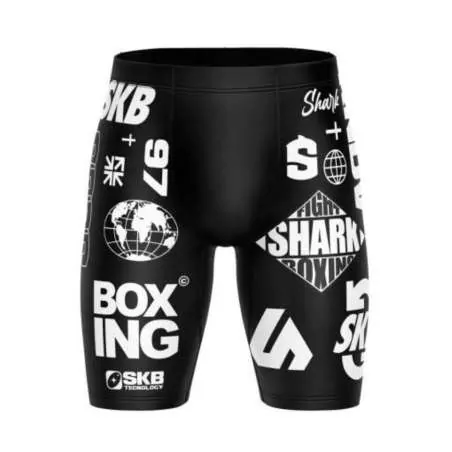 Short de grappling Shark SKB97 noir