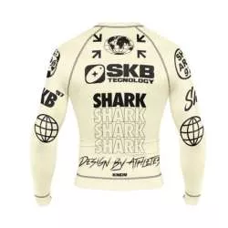 Rashguard SKB97 Shark grappling (beige) 1