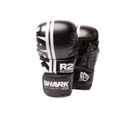 Gants MMA Shark R2 sparring noir/blanc