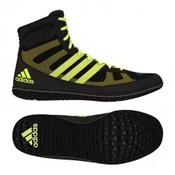 Botes de boxe Adidas Mat Wizard 3 noir/jaune